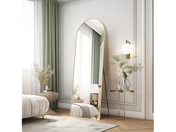 Simple Deluxe Arched Full Length Mirror