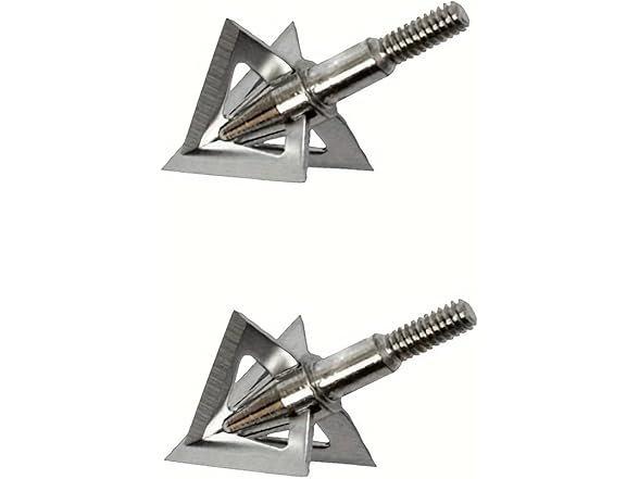 JIANZD 100 Grain 4-Blade Archery Broadheads 6-Pack