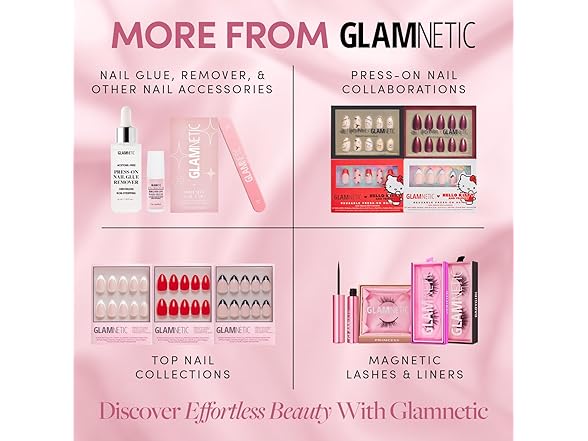 Glamnetic Press On Nails - Merlot
