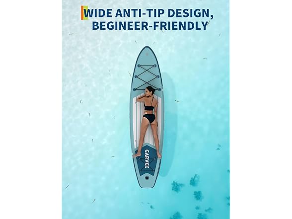 Garvee Inflatable Stand Up Paddle Board, 10' 6"