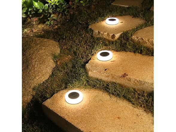8PK MOOLLER Item #7977 Solar Ground Lights Outdoor
