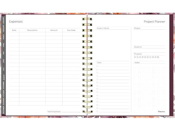 Blueline® 17-Month Monthly Planner