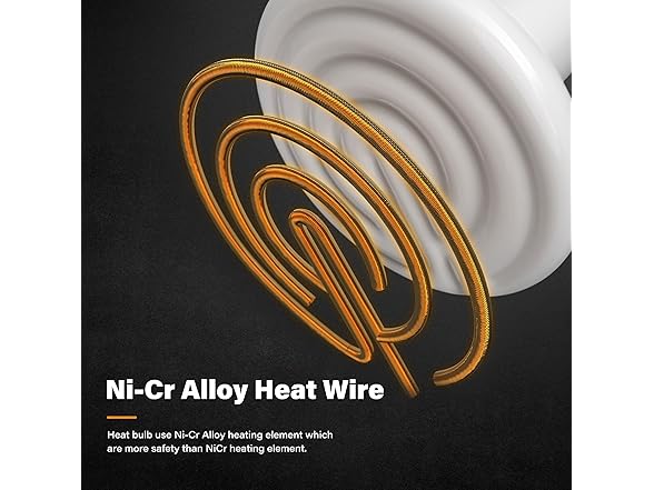 YSSOA 100W Ceramic Heat Emitter White