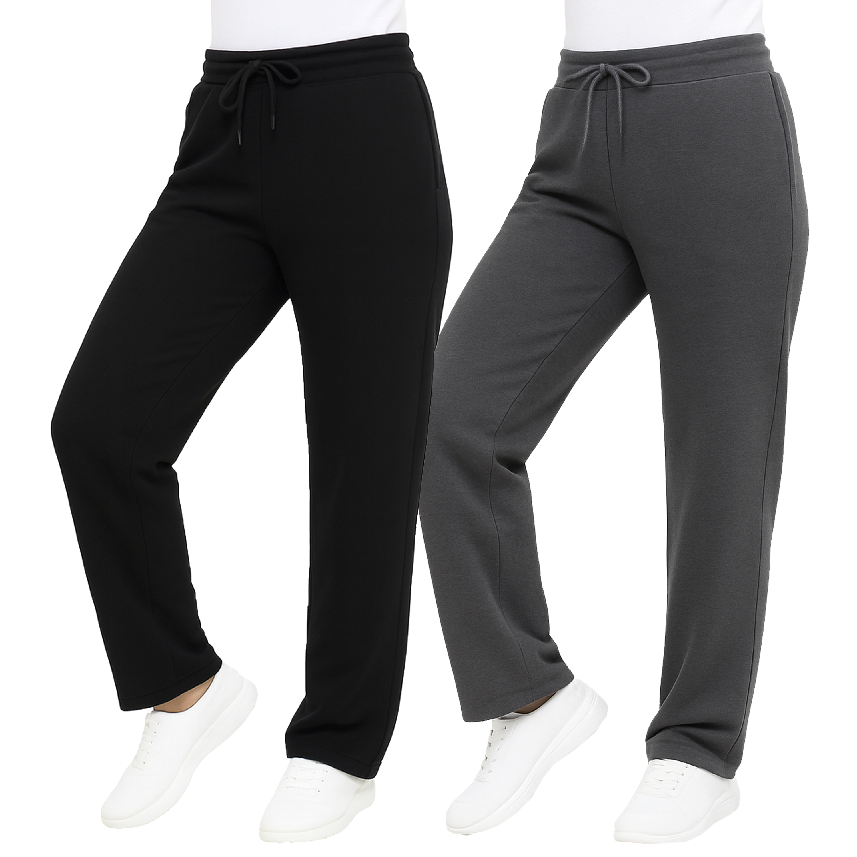 Womens Heavyweight Loose Fit Sweatpants - Gallery 27