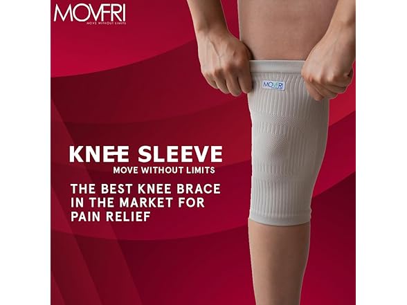 MOVFRI Knee Sleeve for Men and Women