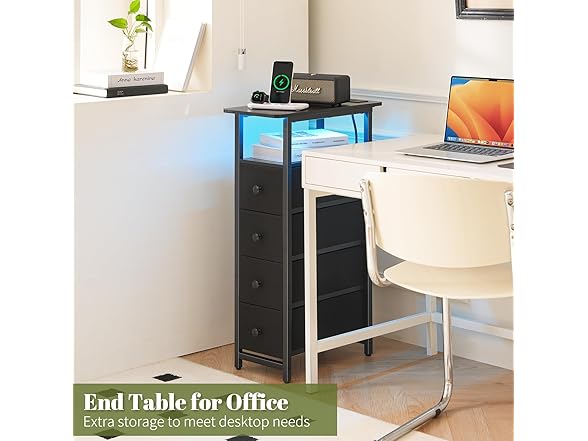 Yoobure narrow nightstand