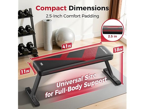 FLYBIRD Foldable Flat Weight Bench