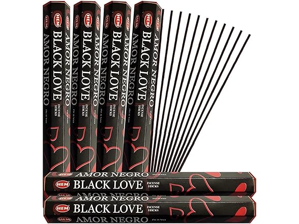 HEM Black Love Incense 20 Sticks