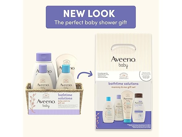 Aveeno Baby Bathtime Solutions Mommy & Me Gift Set