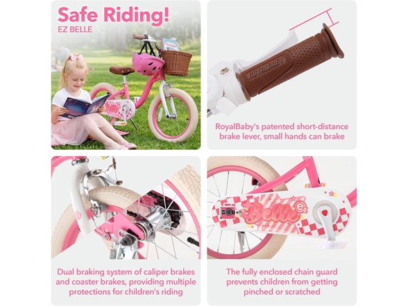 RoyalBaby Girls 14" Belle Bike