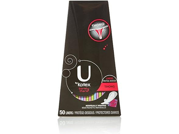 U by Kotex Barely There Pantiliners 50ct