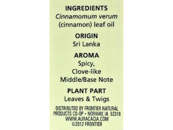 Aura Cacia Cinnamon Leaf Essential Oil