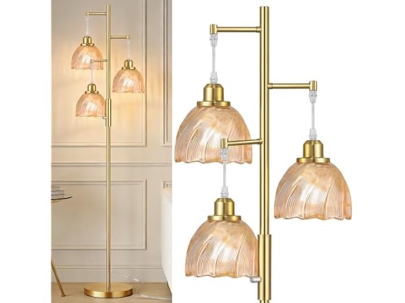 ROTTOGOON 3 Light Floor Lamps