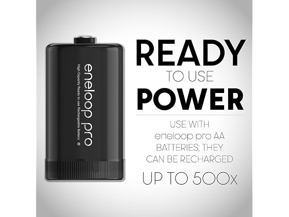 Eneloop Pro Battery and Adapter Combo