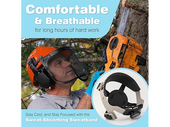 6-in-1 Forestry Safety Helmet
