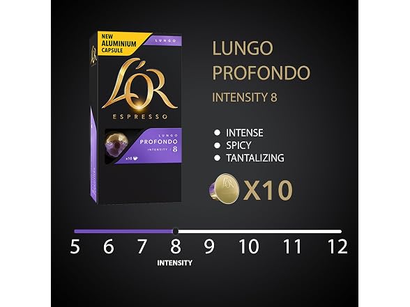 L'OR Espresso Profondo Lungo Pods
