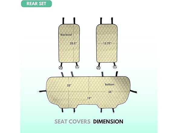 FH Group Car Seat Cover Cushion