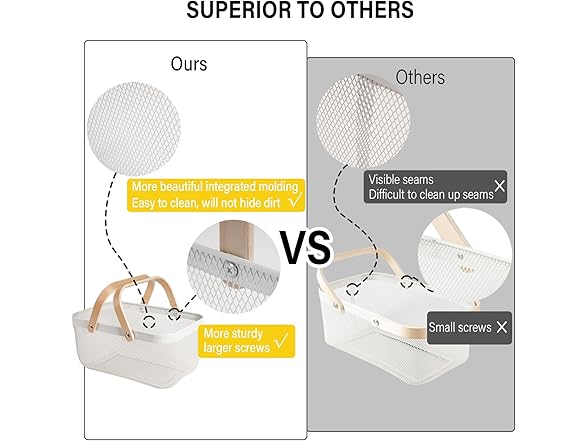 Metal Mesh Steel Harvest Basket