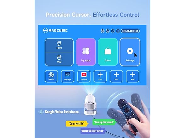 Magcubic BC587625050042 Projector HY300Pro+ Android Wh