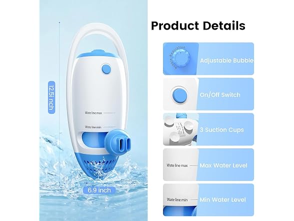 Yeahout Portable Bath Jets