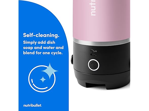 nutribullet Flip Portable Blender with Insulated Cup, Lavender