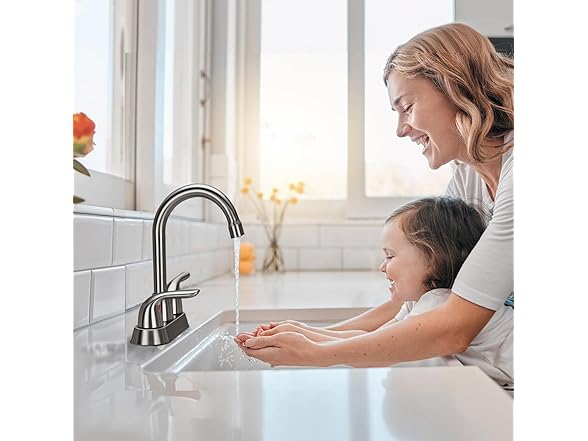 SOKA Bathroom Sink Faucet for 3 Hole, 4"