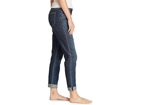 Eddie Bauer Women (10) Boyfriend Weathered Jeans