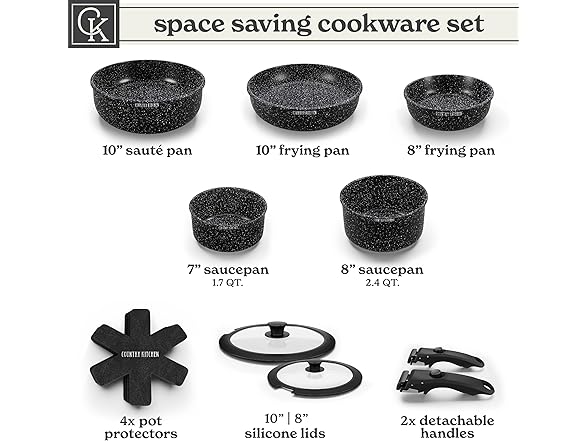 Country Kitchen Cookware Set