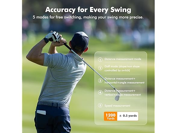 LAZYCAT Golf Rangefinder with Slope
