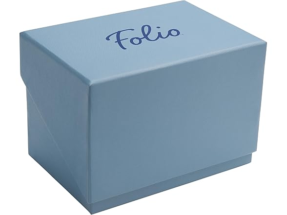 Folio Men's Three-Hand Silver-Tone Watch