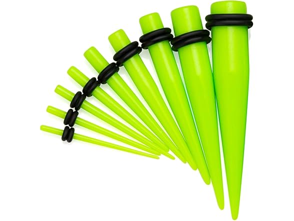 NASAMA 50Pcs Ear Gauge Stretching Kit