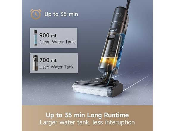 DREAME H12S Cordless Vacuum Mop Black