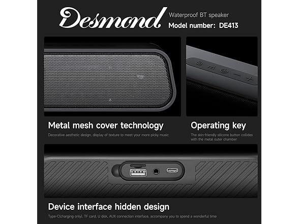 GGSTOPWATER ipx5 5.04 Bluetooth Portable Speaker