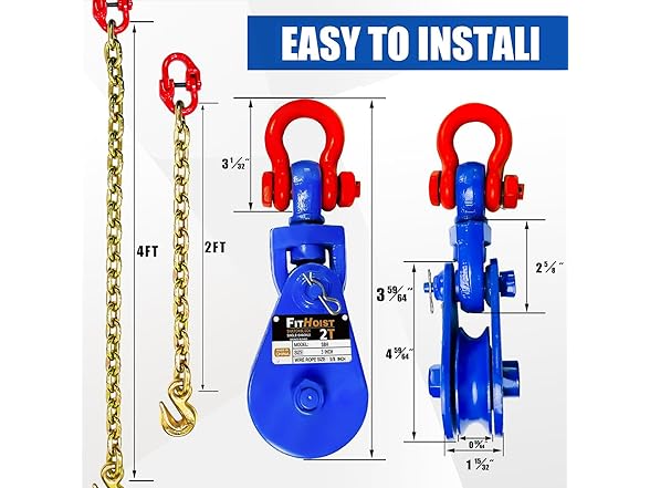 2 Ton Snatch Block Kit