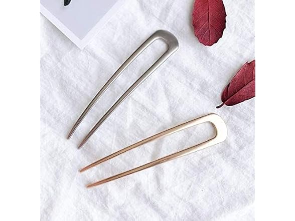 Metal U Shaped Hair Pin Fork Sticks