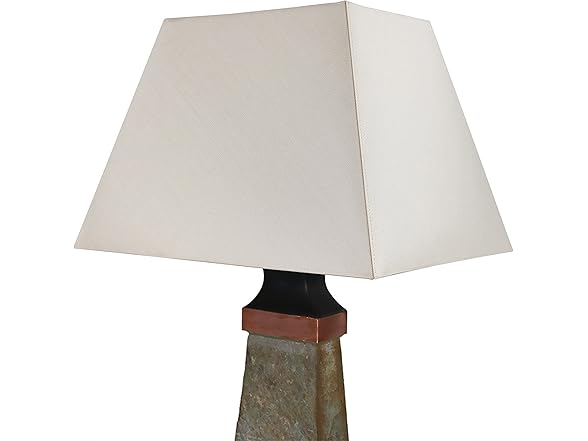 Copper Trim Slate Weather-Resistant Lamp