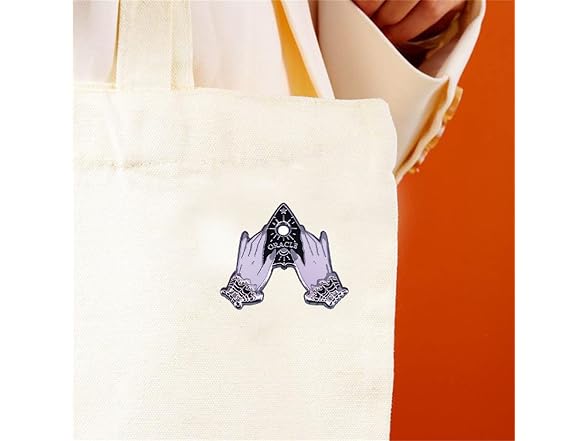 QUREZA Magic Brooch Oracle Enamel Pin