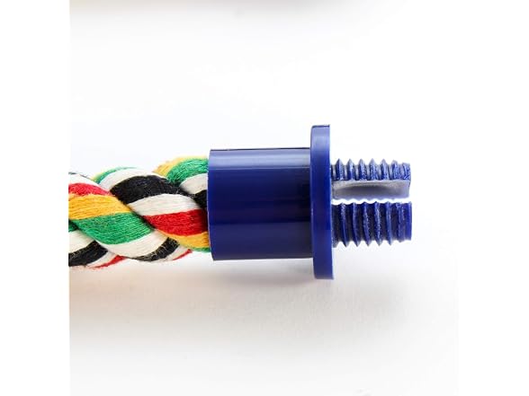 PENN-PLAX Bird Life Multicolored and Flexible Rope Perch
