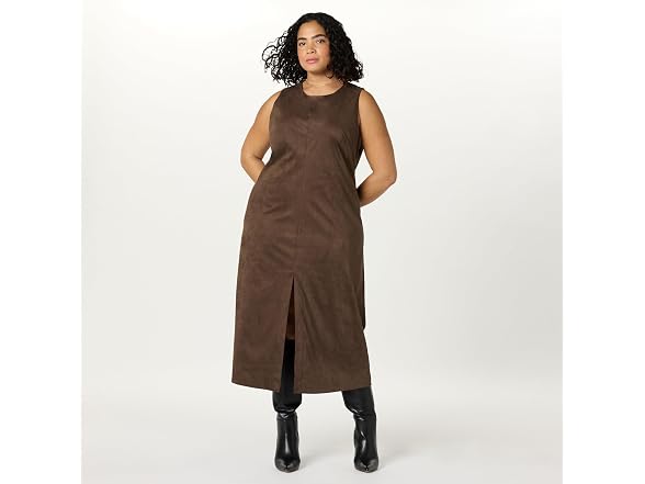 The Drop Women’s Mina Faux Suede Maxi