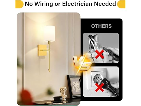 Bosceos 2-Pack Wall Sconces, Your Choice