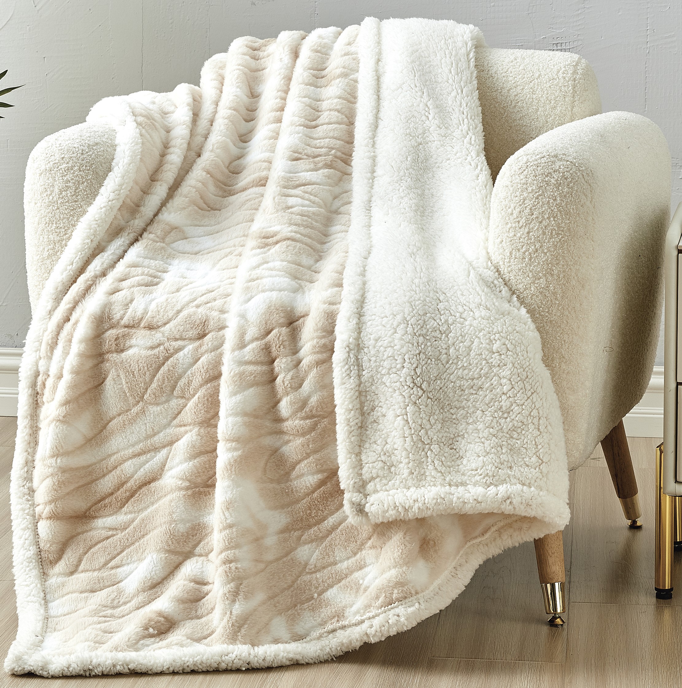 Noble House 2Pk Alaska Sherpa Throw/Blankets - Gallery 14