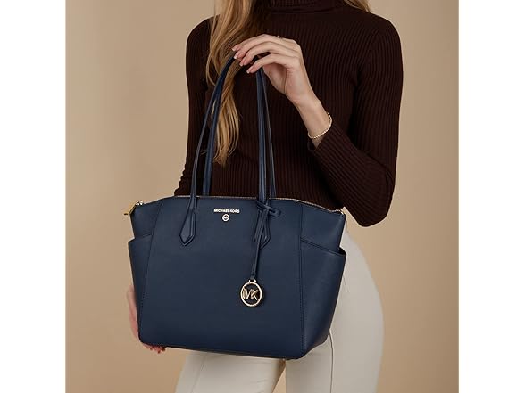Michael Kors Marilyn Medium Saffiano Leather Tote Bag (Open Box) Michael Kors Marilyn Medium Saffiano Leather Tote Bag (Open Box)