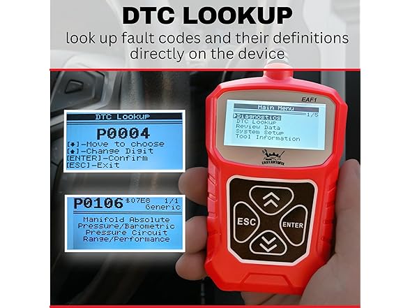 EAF1 OBD2 Car Scanner - Professional