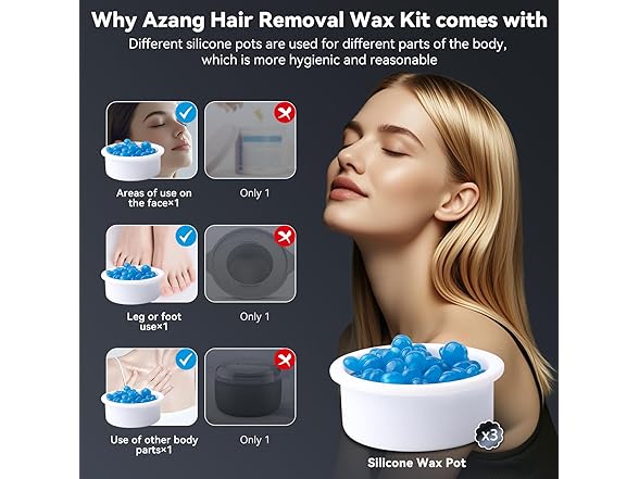 Azang Wax Kit for Hair Removal