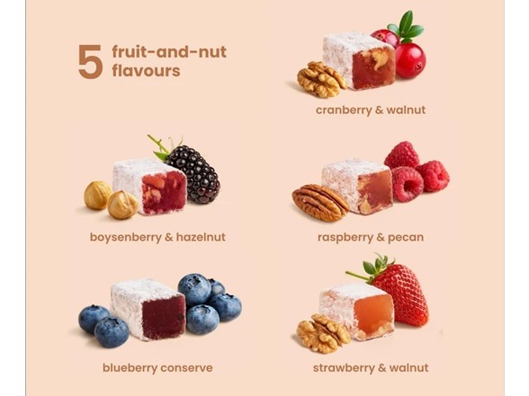 (5 Pack) Liberty Orchard Soft Fruit & Nut Candies Gift Set