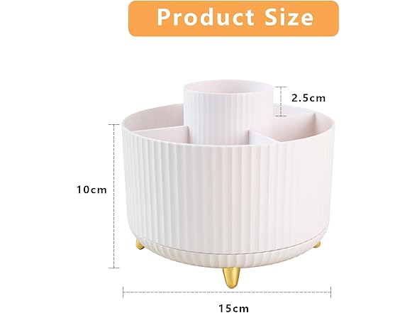 Desk Organizer Pen Holder, 5 Slots