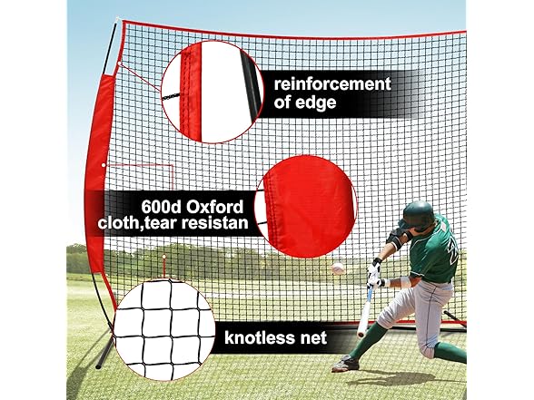 Wiseek 7x7ft Sports Backstop Net