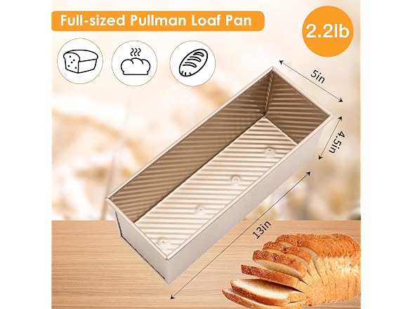 13x5 Pullman Loaf Pan