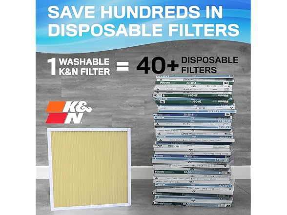 K&N 14x24x1 HVAC Furnace Air Filter