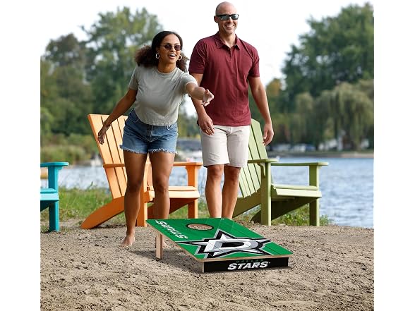 YouTheFan NHL 2' x 3' Wood Cornhole Set